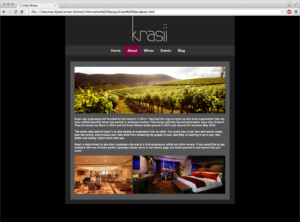 Krasii Winery - About Page