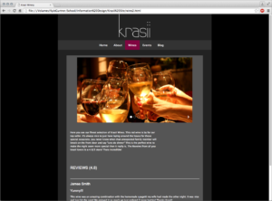 Krasii Winery - Wine Page